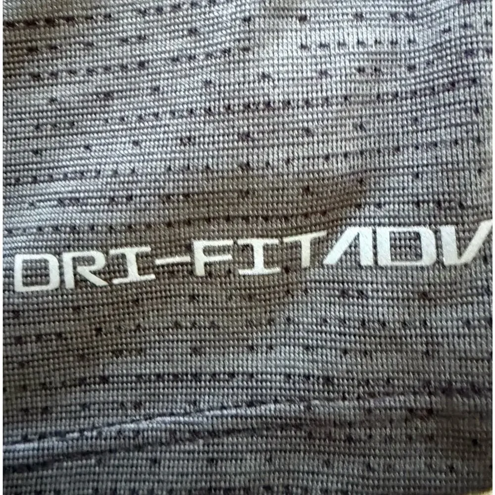 Nike Dri-FIT ADV Men's Running T-Shirt XL Gray Quick Dry Lightweight